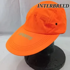 INTERBREED インターブリード 帽子 キャップ INTERBREED インターブリード GARMENT CORP ジェットキャップ ロングビル SPORTS 蛍光オレンジ