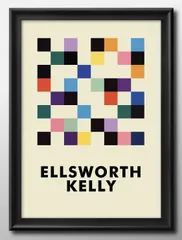 【日本未入荷】エルズワース・ケリー　エキシビジョンポスター　KELLY、ヴィトン 日本未入荷】エルズワース・ケリー エキシビジョンポスター