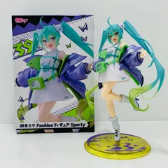【飾磨店】 中古 フィギュア ボーカロイド 初音ミク Fashion Sporty タイトー 2024年製 451696100 キャラクター・ボーカル・シリーズ01初音ミク 【720】