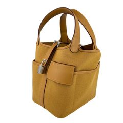 新品未使用 HERMES エルメス Picotin lock cargo PM  ピコタンロックカーゴPM Sesami セサミ Toile goeland/Swift トワルゴエラン/スイフト PHW シルバー金具 Stamp-U U刻印 ハンドバッグ