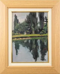 ☆中村善作☆「 忍路湾 塩谷岬 」油絵F6号 新品額！