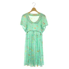 フランシュリッペ franche lippee スカラップレースワンピース ミニ 半袖 総柄 M ミント /MY ■OSのサムネイル