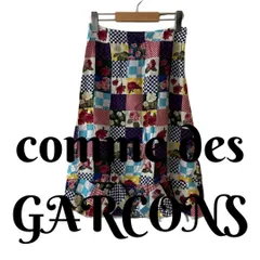 COMME des GARÇONS パッチワークフレアスカート フランス製 トリココムデギャルソンtricot COMME des GARCONS パッチワークフレア