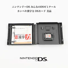 ニンテンド DS みんなのDSゼミナール カンペキ漢字力 DSカード 美品