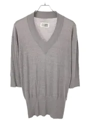 Maison Martin Margiela 6 メゾン マルタン マルジェラ 6 2007AW ディープネックレーヨンニットセーター パープル M 32GC095のサムネイル