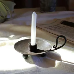 振り子燭台 蝋燭立て 手燭キャンドルスタンド×2本 アンティークビンテージ