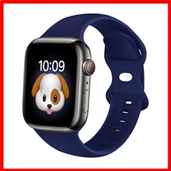 【おすすめ】ミッドナイトブルー_38mm/40mm/41mm S/M Na-na sun Apple Watch バンド 44mm コンパチブル アップルウォッ