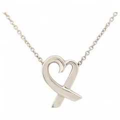 ティファニー ラビングハート ネックレス シルバー Bランク ti6607cf