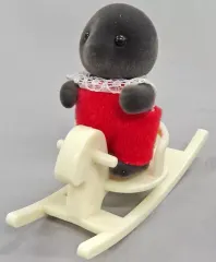 【中古】おもちゃ 赤ちゃん＆木馬セット(モグラ) 「シルバニアファミリー」 森のお家くじ 景品