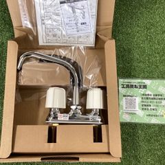 【未使用品】KVK 台付2ハンドルシャワー 混合栓 流し台用 KM17NECN