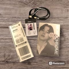 BTS MONOCHROME JIMIN ジミン　プリントフォト・ビジターカード・入場特典セット　韓国