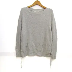 クミキョク ニット トップス 長袖 セーター カシミヤ混 レディース 2サイズ グレー 組曲 【中古】