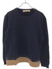 【新品未使用】MARNI ロゴプリント プルオーバートレーナー 10Y ネイビー 楽天市場】MARNI（スウェット・トレーナー｜トップス