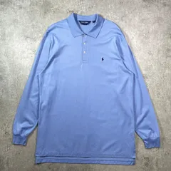 90年代 POLO GOLF Ralph Lauren ラルフローレン 長袖ポロシャツ メンズXL 