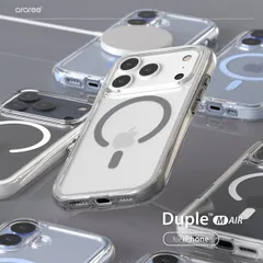 国内正規品 araree iPhone17/Air/17Pro/17ProMax 米軍MIL規格 MagSafe対応 DUPLE M AIR 4面サイド エアキャップ構造 アラリー AR27985i17 AR27986i17A