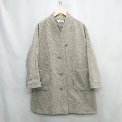 ◇ ⊆ select MOCA セレクト モカ 長袖 ロングコート サイズF ブラウン系 レディース E  【1504210000090】