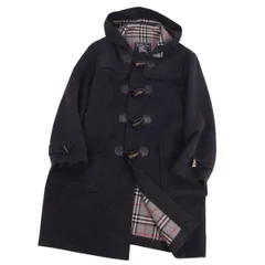 美品 Vintage バーバリー Burberrys コート ダッフルコート ウール カシミヤ 裏チェック アウター メンズ LY ブラックのサムネイル