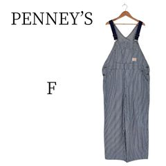 PENNEYS ペニーズ ☆オーバーオール グレー 横ボタン - メルカリ