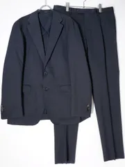 美品◎ARTISAN アルチザン ビジネススーツセットアップ ブラックストライプ セットアップ対応】ベンバック ジャケット（59-01GE07-203