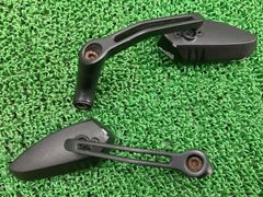 トライアンフ対応 ブラック バーエンドミラー ステルスタイプ 左右