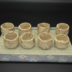ぐい呑み 11個セット お猪口 小鹿田焼 - メルカリ