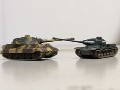 1/144 Tank, World Tank Museum Vol.2 - Tiger Ⅱ Henschel & IS-2 | 1/144 戦車 ワールドタンクミュージアム Vol.2 - ティーガーⅡ ヘンシェル砲塔 & IS-2