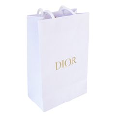 ディオール DIOR 紙袋 正規店 ペーパーバッグ ショッパー ホワイト 白 14.5×22.5×8cm【ブランド付属品】【紙袋】【メール便】(ec)