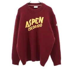 最安値！ﾛｺﾞﾆｯﾄｾｰﾀｰ MAGLIONE TRICOT MONCLER(モンクレール) サイズ:L 18AW MAGLIONE TRICOT GIROCOLLO