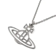 Vivienne Westwood ヴィヴィアン ウエストウッド 63020259-02W003 THIN LINES FLAT ORB PENDANT ネックレス ネック レディース