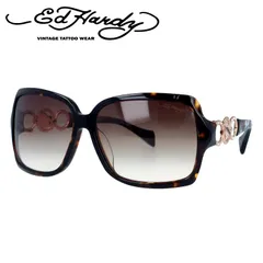 エドハーディー サングラス EdHardy ROSE ブラウンホーン/ブラウングラデーション UVカットのサムネイル