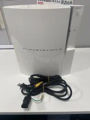 PS3本体 CECHH00 コード付き コントローラー無し ホワイト 中古品 ジャンク扱い