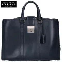 未使用級✨ 万双 ビジネスバッグ 天ファスナー レザー ロック金具 ブラック ブライドル 天ファスナー | 万双公式オンラインショップ