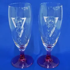 【中古】マグカップ・湯のみ レイ＆アスカ プレミアムペアグラス 「シン・エヴァンゲリオン劇場版」