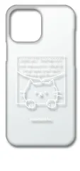 【新品未使用】iPhone13 Pro Max アイフォン13プロマックス クリア ハードケース ねこ (フキダシ) 動物 ロゴ おしゃれ オシャレ かわいい 可愛い cl-iphone13max-282