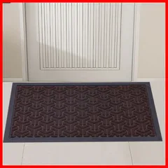 【在庫処分】屋外に対応、家庭用からビジネスまで（ブラウンー43×75） - の玄関マット 滑り止め・吸水・耐久性 玄関マット PCD