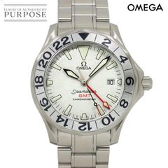 オメガ OMEGA シーマスター GMT 2538 20 メンズ 腕時計 デイト ホワイト オートマ 自動巻き ウォッチ Seamaster GMT 90282566