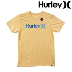 【未使用B／メンズM】HURLEY SOFT TEE ONE & ONLY サーモンオレンジ／グラデーション