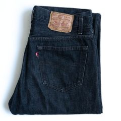 【先染め/状態良好】 LEVI'S 【80s/501 ブラックデニム デニムパンツ】34×34 リーバイス アメリカ製 80年代 wl 25070284