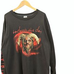 00s ビンテージ today is the day 両面プリント バンド Tシャツ 長袖 XLサイズ ブラック 2000年代 ロックT ロンT y2k
