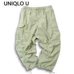 24SS★ UNIQLO U ユニクロ ユー ルメール 通年 ワイドフィット パラシュート カーゴ パンツ Sz.XL メンズ 大きいサイズ