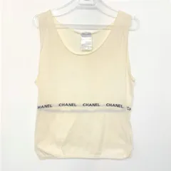 ♪03106 CHANEL シャネル ノースリーブ タンクトップ 42サイズのサムネイル