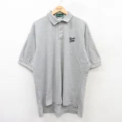 XL/古着 半袖 ポロ シャツ メンズ 00s サウサ テキーラ 鹿の子 大きいサイズ コットン グレー 霜降り 25jul07 中古 トップス