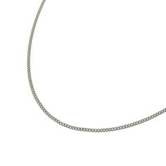 喜平チェーンネックレス Pt850 プラチナ 2面カット 0.40φ 幅1.3mm 長さ40cm 約3.8g キヘイ チェーン （造幣局検定マーク刻印入）