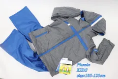 フェニックス ジュニア スキーウェア セットアップ SUKUSUKU 105-125cm ブルー×グレー キッズ R2507-212