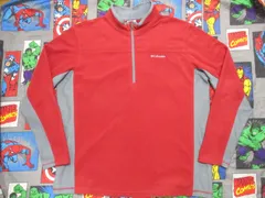 Columbia バイカラー ハーフジップ フリース プルオーバー ジャケット XXL USAコロンビア古着