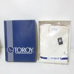 ★323　未使用　TOROY　トロイ　オフホワイト　Vネック　セーター　ニット　L