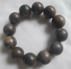 ベトナム産 香木 沈香 ブレスレット 数珠 本物 46g 18mm 良い