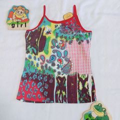 新品♪女の子☆ビーズとスパンコール付きカラフルキャミソール