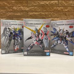 新品 BANDAI プラモデル SDガンダムEXスタンダード ユニコーンガンダム/ストライクフリーダムガンダム/ウイングガンダムゼロEW