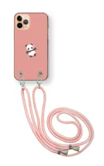 iPhone11Pro アイフォン11 プロ スマホケース スマホショルダー かわいい パンダ 赤ちゃん おしゃれ ストラップ 調節可能 152cm  カラー01